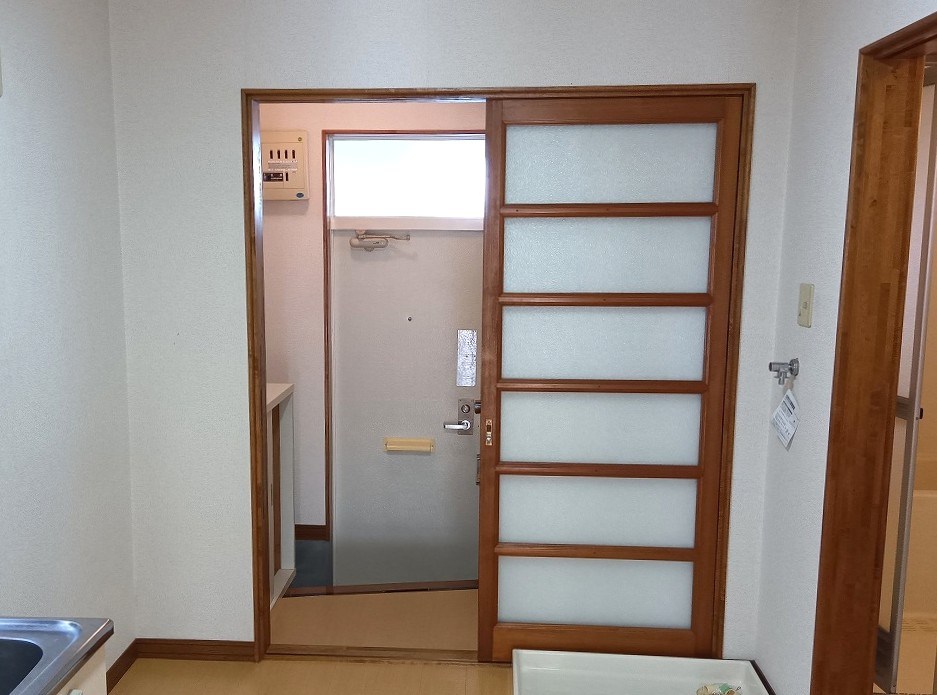 マイシティ若林 玄関