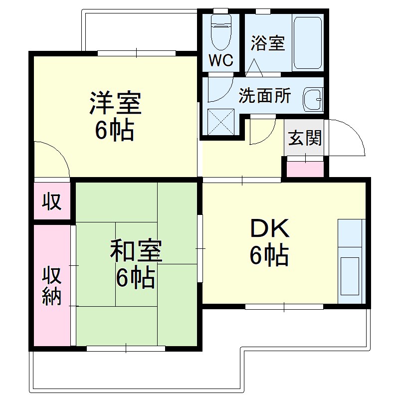 マンションＫＭ－１(マンションケーエムワン) 間取り図