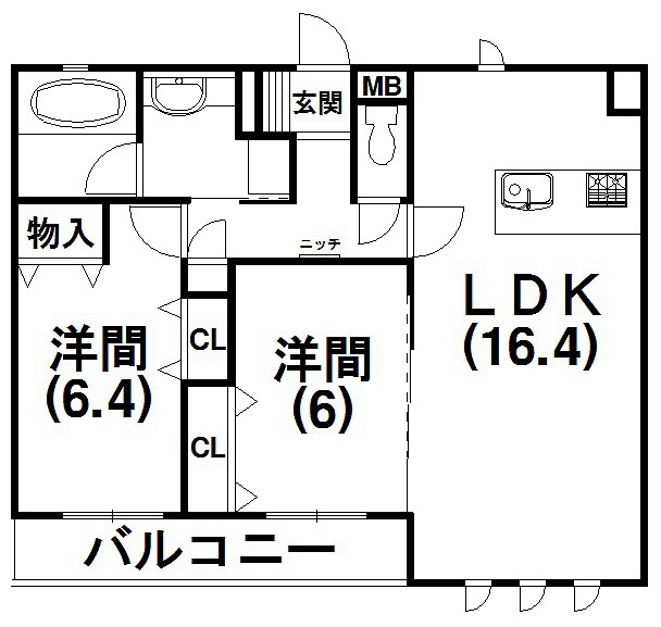 七十二候広沢 間取り図