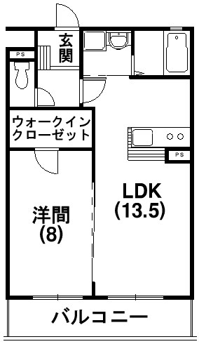 サンライズ布橋 間取り図