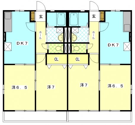 フォンターナⅡ 間取り図
