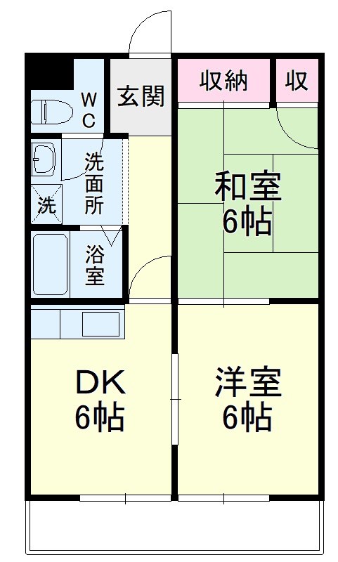 サンシャルム佐藤町 間取り図