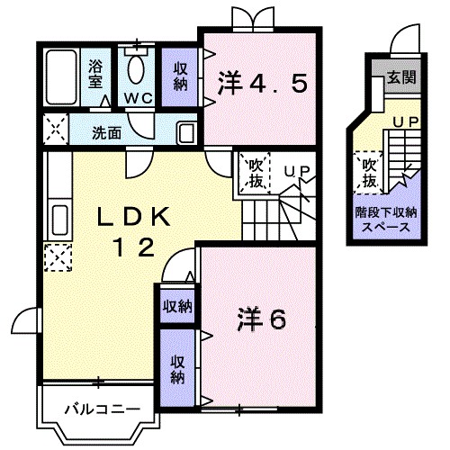 オアシス　Ｃ 間取り図