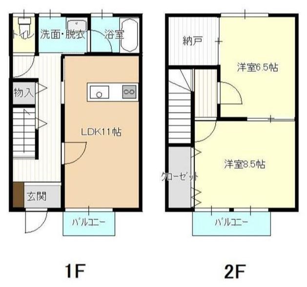 サンクレアⅡ 間取り図
