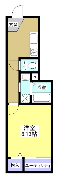リベラメゾン野口 102号室 間取り