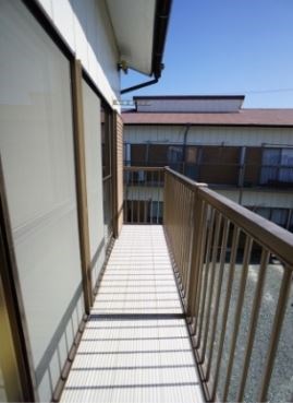 冨永コーポＡ ベランダ