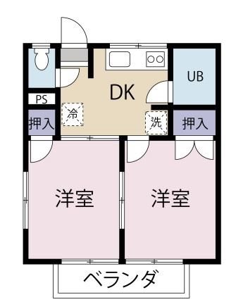 コーポ美和 間取り図