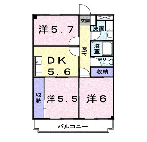 ウエストヒル 間取り図