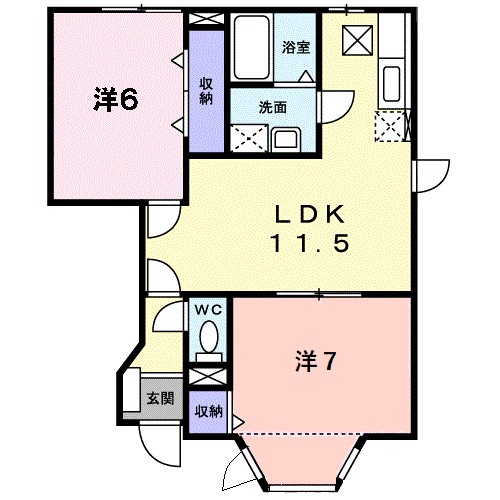フォレストガーデンⅡ 間取り図