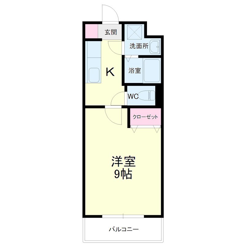 クロスロード広沢 間取り図
