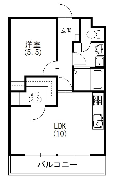 moka nest IKENOUCHI　(モカネストイケノウチ） 間取り図