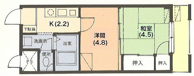 アルシェ浜松 間取り図