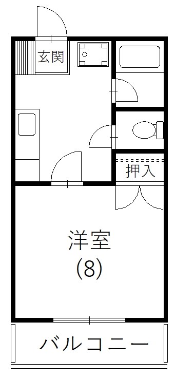 メゾンアルカディア 間取り図