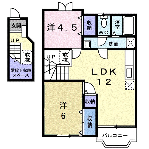 ボヌール 間取り図
