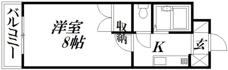 エスポワール二俣 間取り図