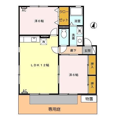 チェリーハウスⅡ 間取り図