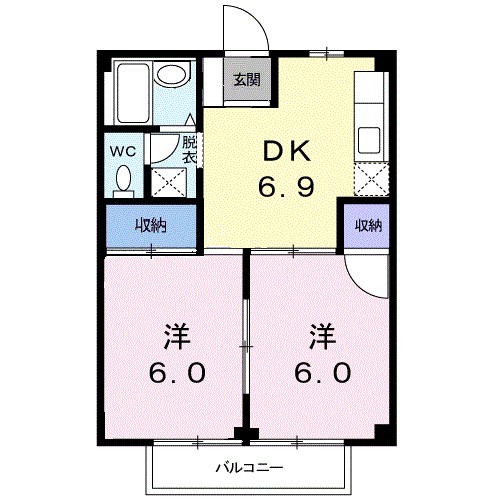 ハイツ葵 間取り図