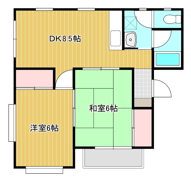レジデンス旭 間取り図