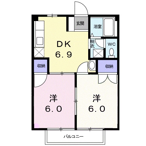 ハイムカミアラヤ 間取り図