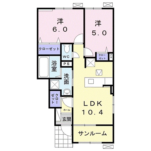 ダンデライオンＢ 間取り図