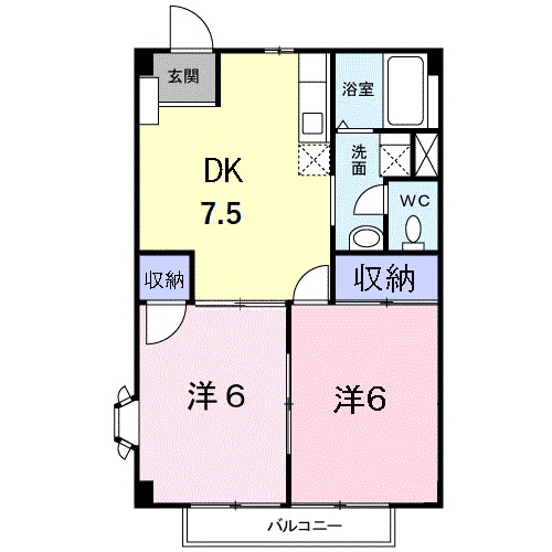 グリーン・ヒル 間取り図
