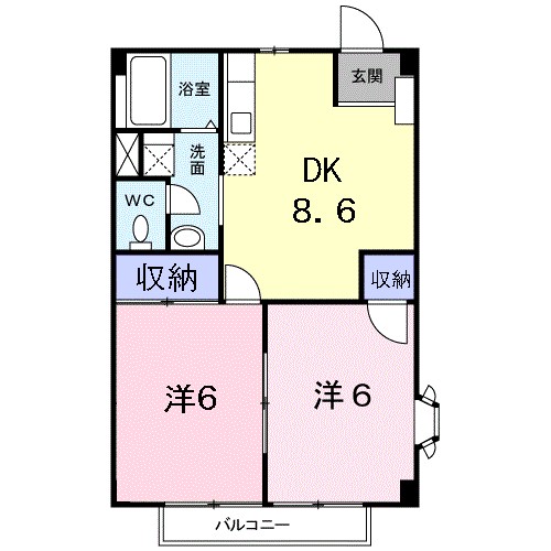 グリーン・ヒル 間取り図