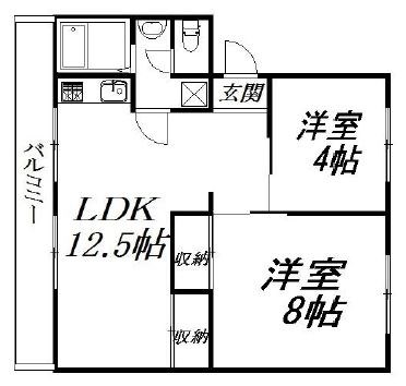 千歩マンション 間取り図