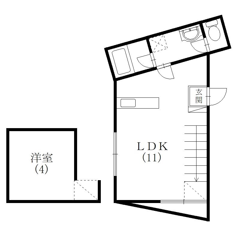 ル・ブルー半田山 間取り図