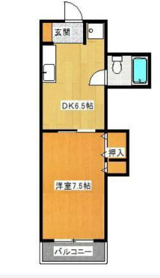 グリーンハイツオオバ 間取り図