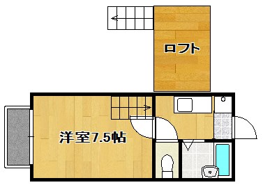 ビバリーハウスＷＥＳＴ 間取り図