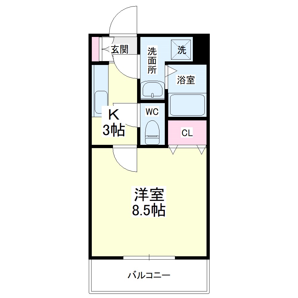 ブランナール泉 間取り図