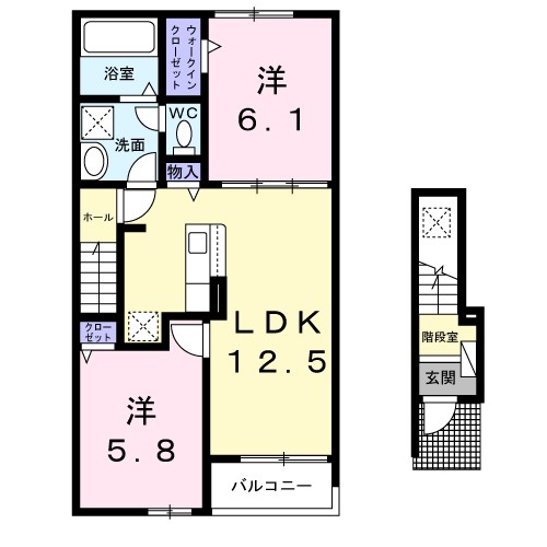 カルム　メゾン 間取り図