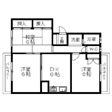 アマネセル堅田 間取り図