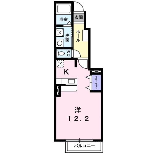 ジェルメⅠ 間取り図