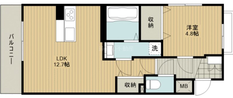 田畑ハイツルシアスⅧ 間取り図