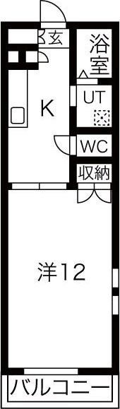 ラルジュⅠ 間取り図