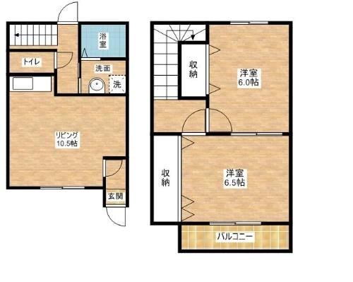 デュークス高塚 間取り図