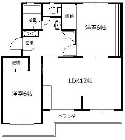 黒柳ハイツ 間取り図