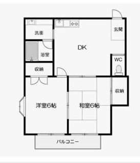 メゾンシンバⅠ 間取り図