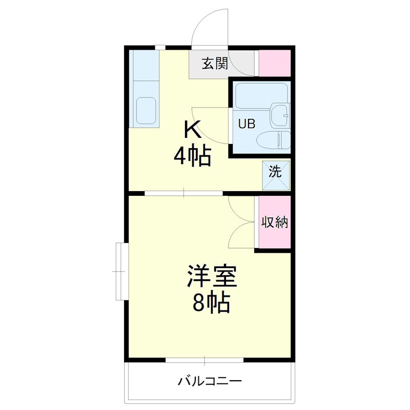ゴオナカマンション 間取り図