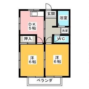 真中アパート 間取り図