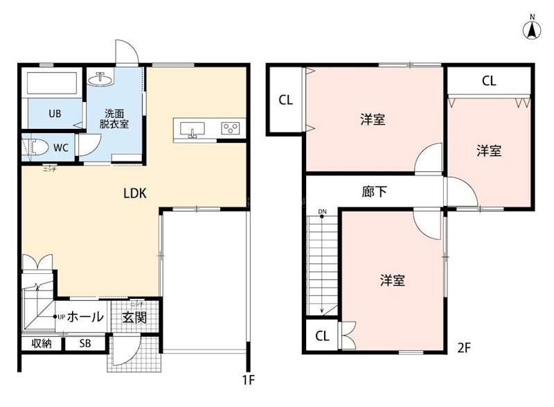 (仮)三島町キャレブラン 間取り図
