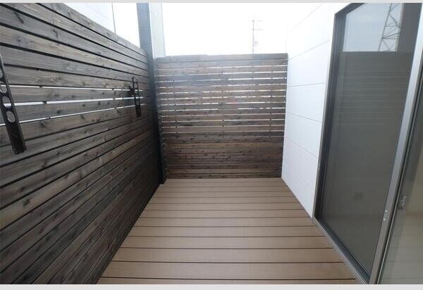 原島町キャレノワール ベランダ