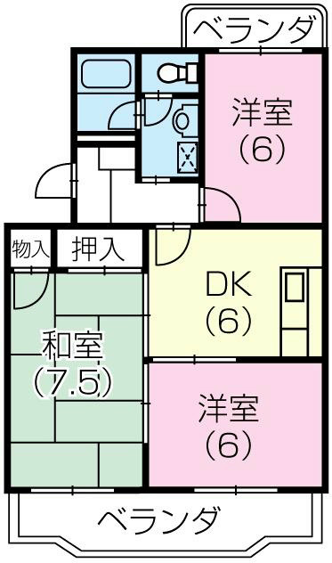 アドラシオン 間取り図