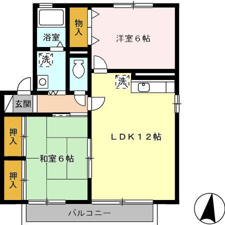 エストハウス　C 間取り図