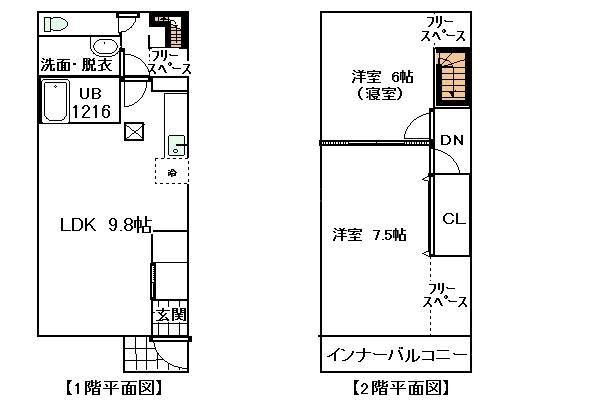 メゾネットパーク本間 間取り図