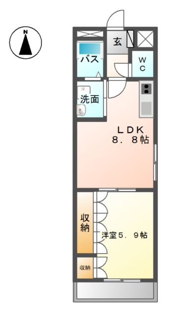 ドロール・エス 間取り図