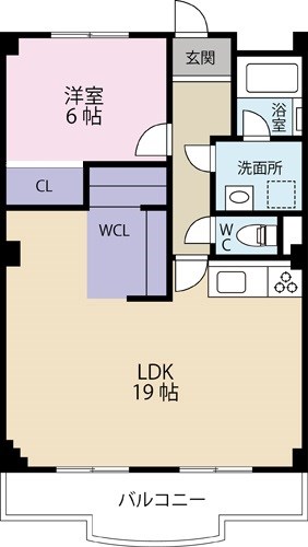 ロイヤルシティ高丘 間取り図
