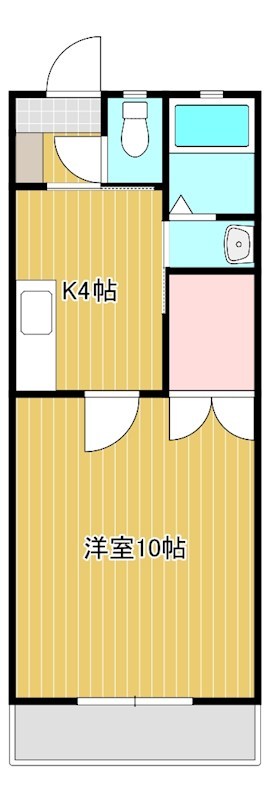 マイシティ若林 間取り図