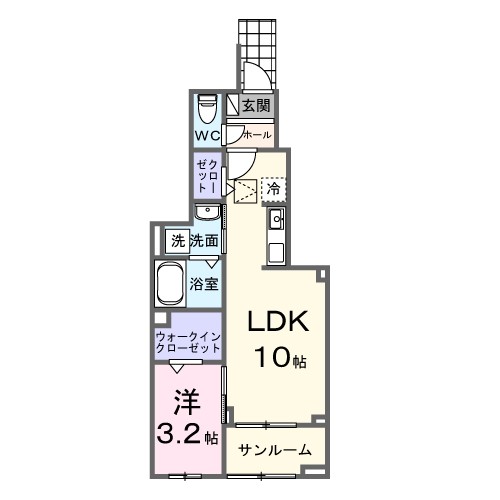 ヒカルサ浜松渡瀬町 間取り図